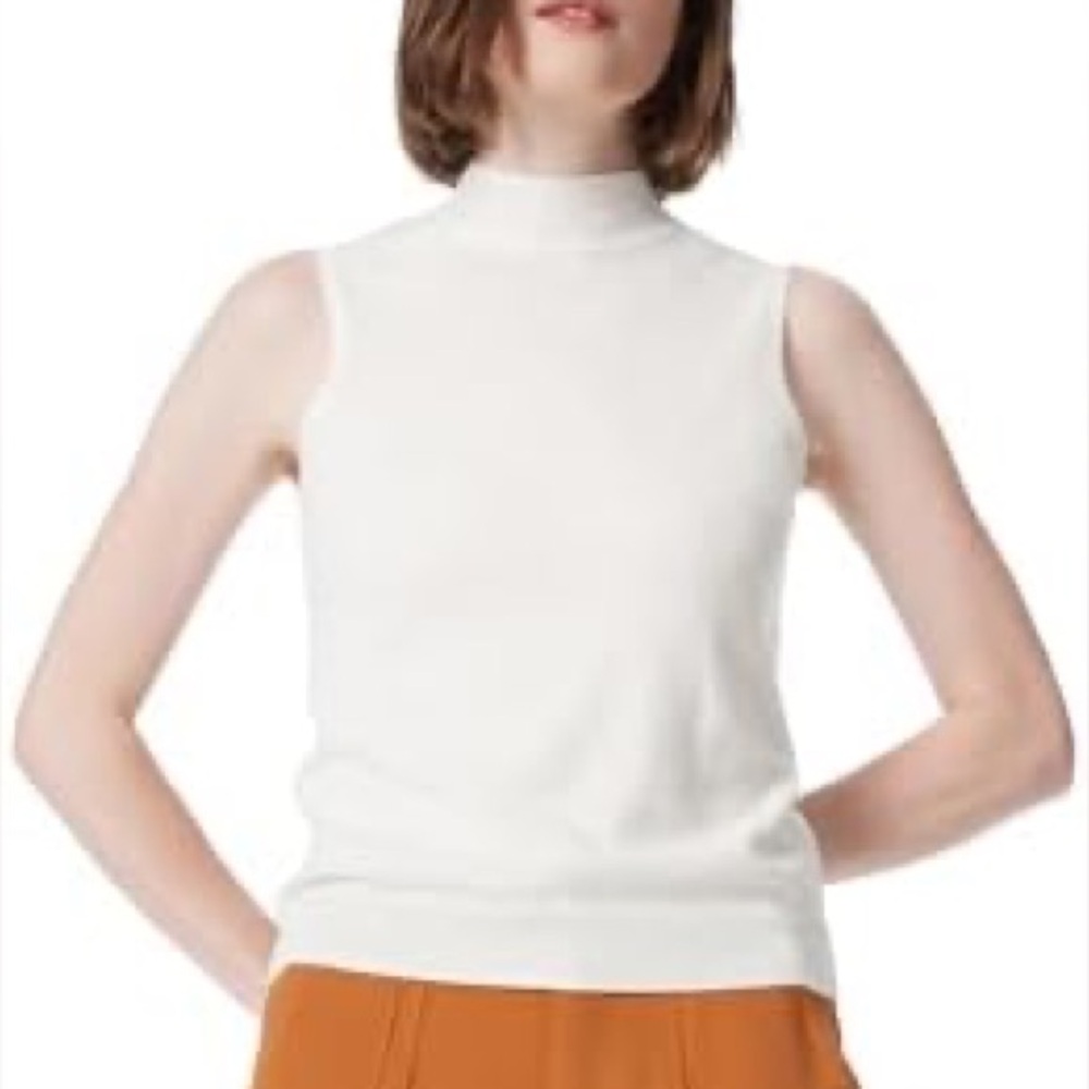 DO by Dee Ocleppo Maggie Mock Neck Sleeveless Knit Top Standard